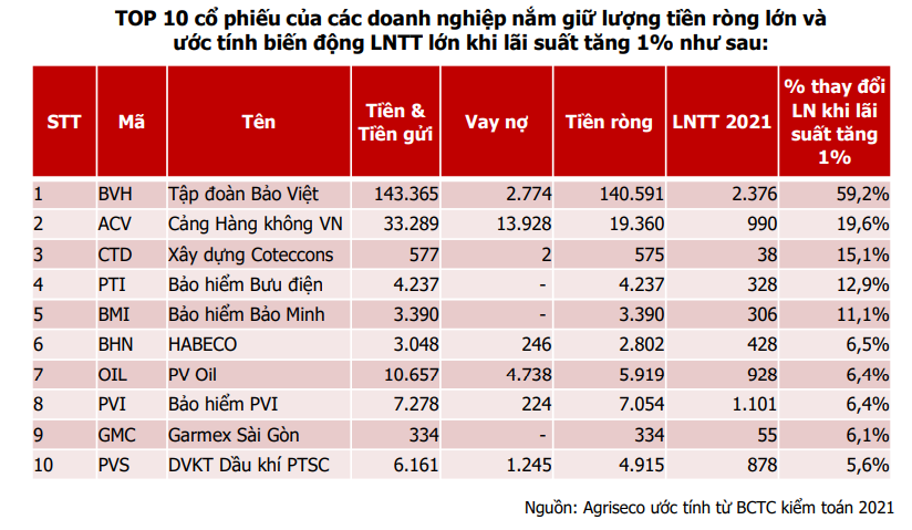 Tìm cơ hội đầu tư vào nhóm ngành được hưởng lợi khi lãi suất và tỷ giá tăng