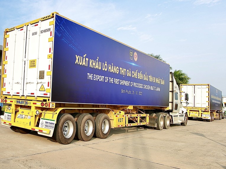 Xuất khẩu lô thịt gà chế biến đầu tiên sang Nhật Bản