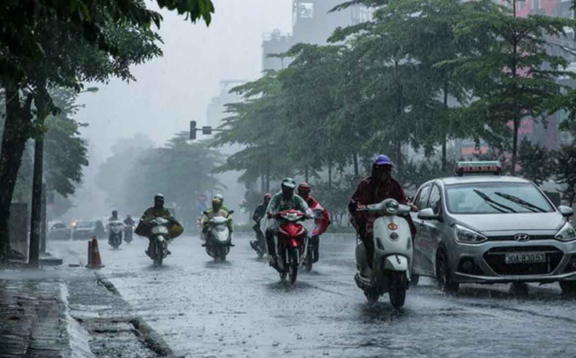 Dự báo thời tiết ngày 710 Bắc Bộ mưa rào trước