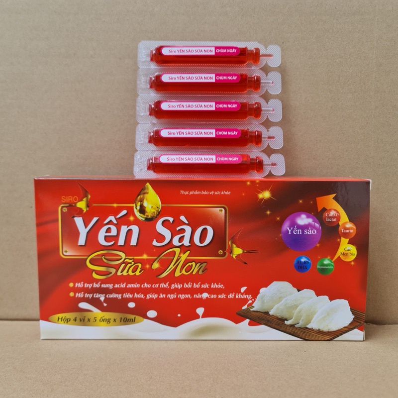 Cảnh báo TPBVSK Siro ăn ngủ ngon Yến sào sữa non vi phạm quy định về quảng cáo