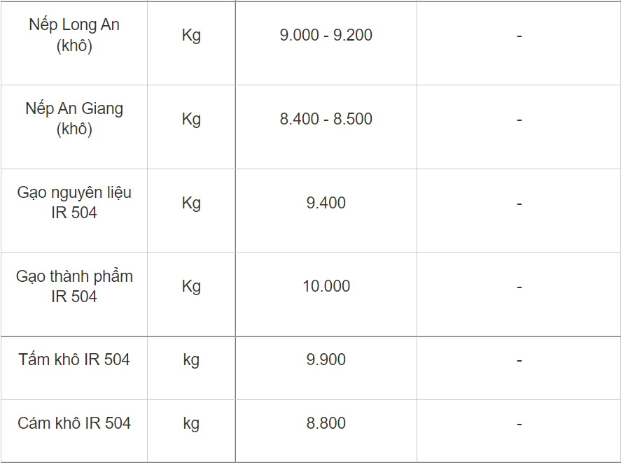 Giá lúa gạo hôm nay 1611 thị trường giao dịch sôi động tăng 300 đồngkg với lúa OM 18