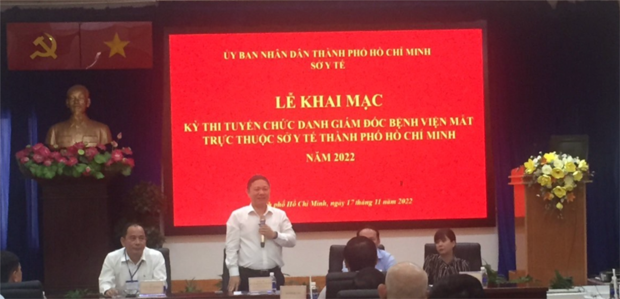 Nhiều vấn đề nóng thành câu hỏi trong đề thi chức danh Giám đốc bệnh viện Mắt TPHCM