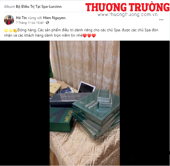 Mỹ phẩm Lurcinn chứa chất cấm khiến da mặt khách hàng bội nhiễm nóng rát nổi mụn…