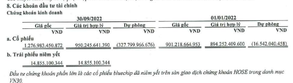 Quản lý Tài sản Trí Việt TVC lãi ròng quý 3 giảm 99 vì trích lập dự phòng chứng khoán