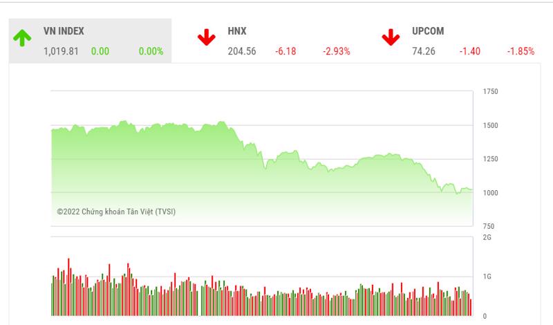 VNIndex thủng ngưỡng 1000 điểm Nhà đầu tư có nên bắt đáy
