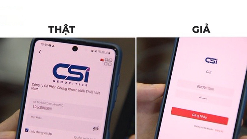 Cảnh báo thủ đoạn giả mạo công ty chứng khoán quỹ đầu tư để lừa đảo nhà đầu tư