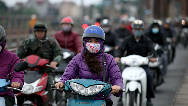 Dự báo thời tiết hôm nay 2012 Không khí lạnh tăng cường khiến Bắc Bộ và Trung Bộ rét đậm rét hại