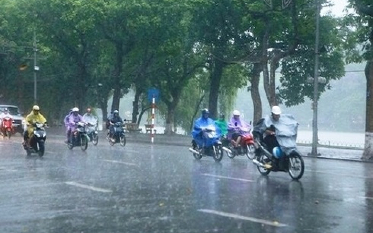Dự báo thời tiết ngày 204 Bắc Bộ sáng mưa rào rải rác trưa hửng nắng và đêm trời lạnh