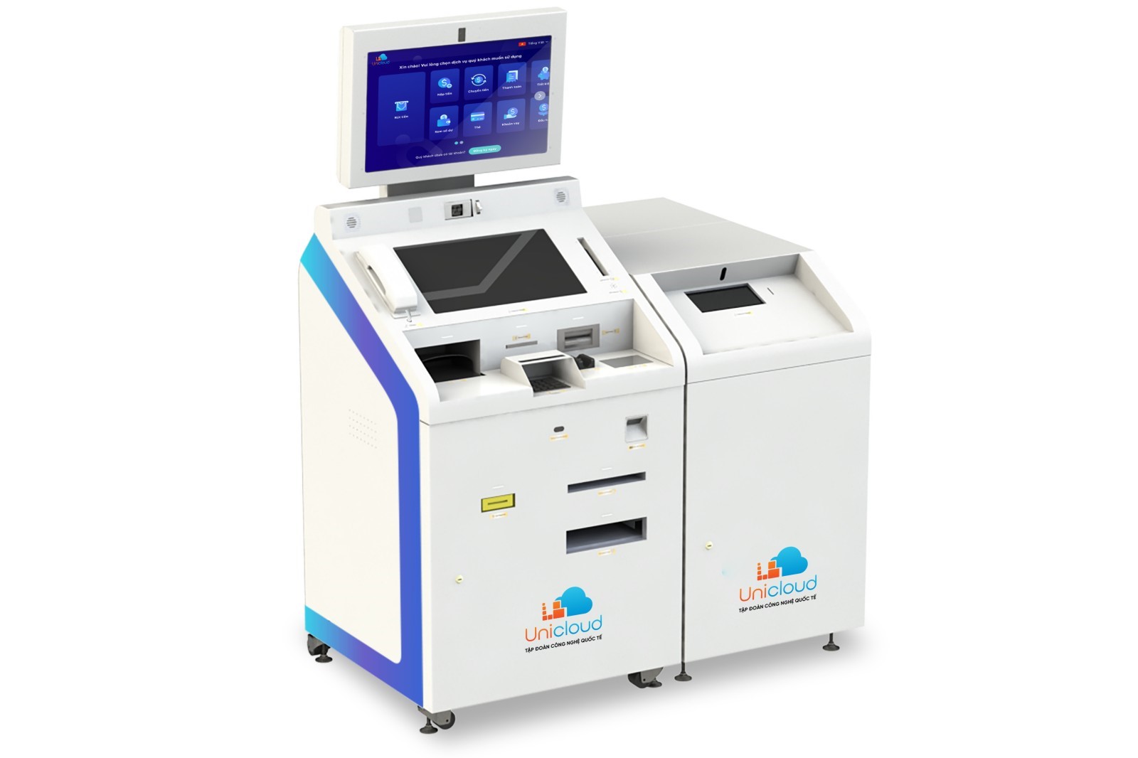 Máy giao máy giao dịch ngân hàng tự động STM sản phẩm chủ lực của Tập đoàn công nghệ Unicloud