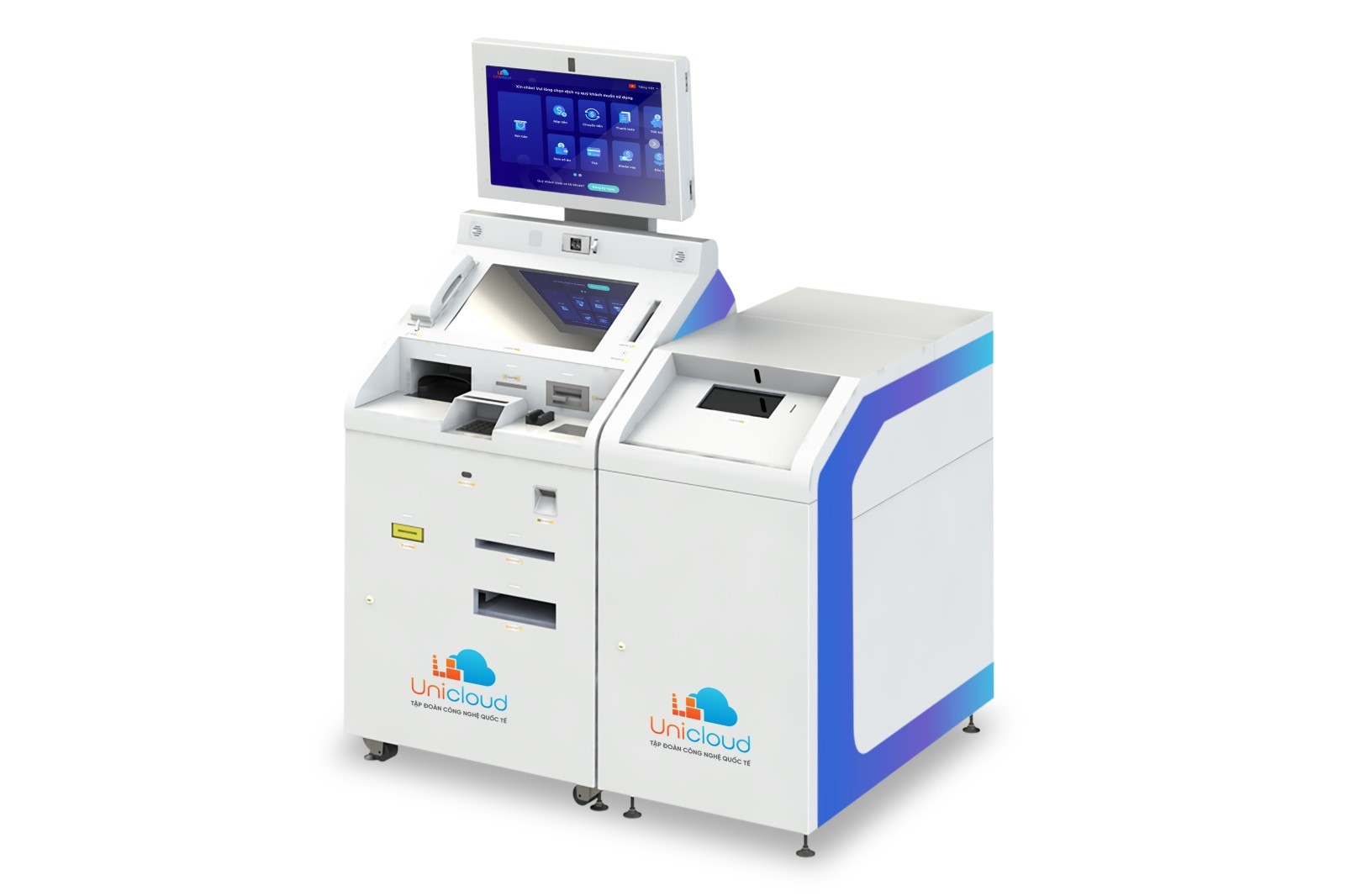 Máy giao máy giao dịch ngân hàng tự động STM sản phẩm chủ lực của Tập đoàn công nghệ Unicloud