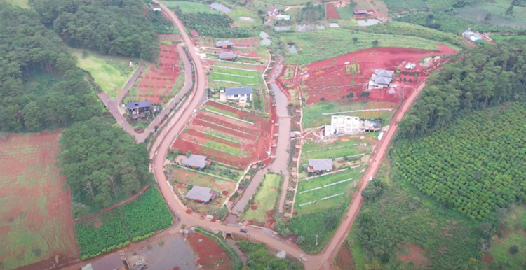 Lâm Đồng Tập trung điều tra xử lý tình trạng hiến đất tự ý làm đường trên đất nông nghiệp để phân lô bán nền 