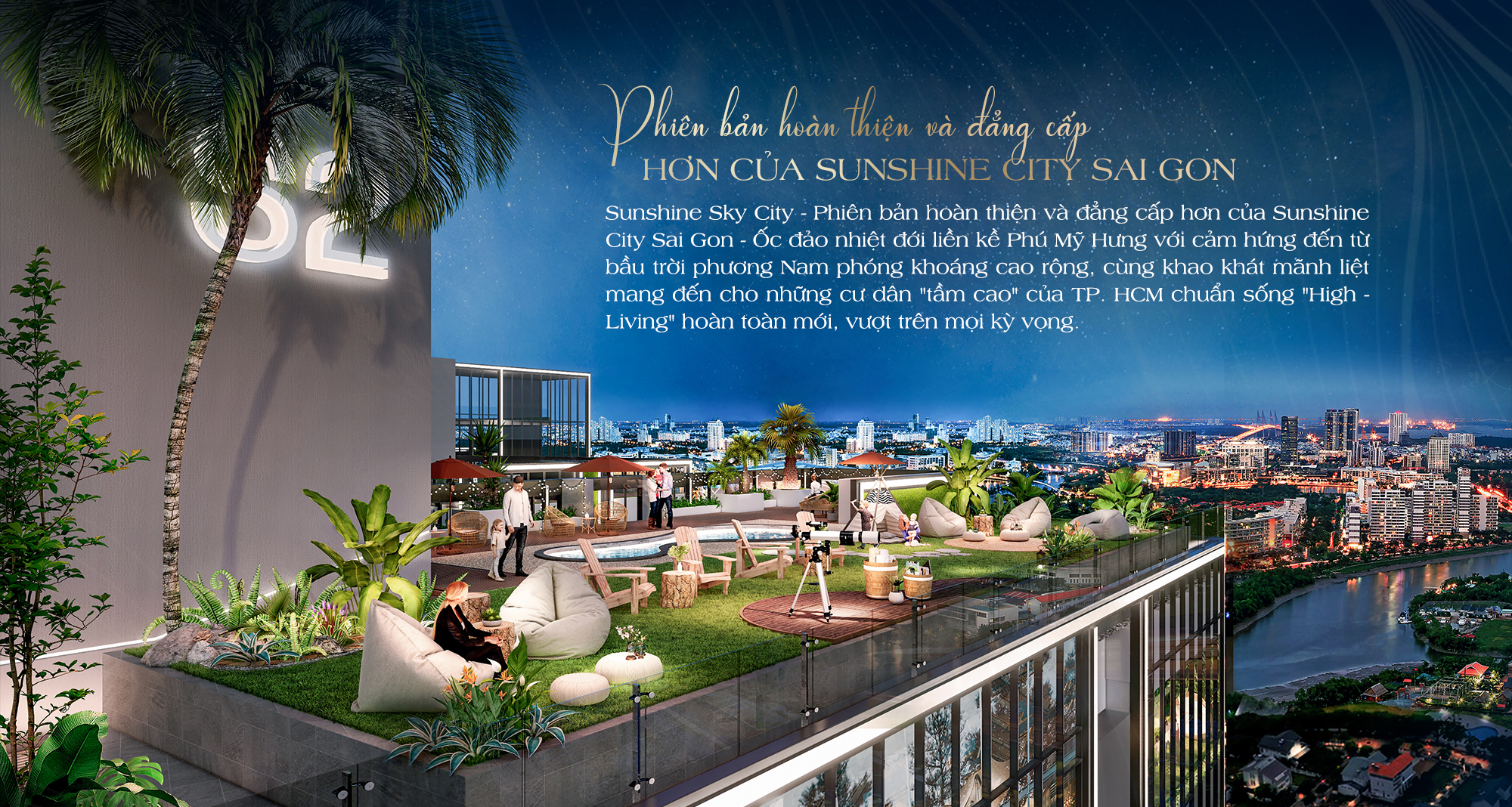 Sunshine Sky City Tái định nghĩa chuẩn sống tầm cao mới giữa phố thị sầm uất