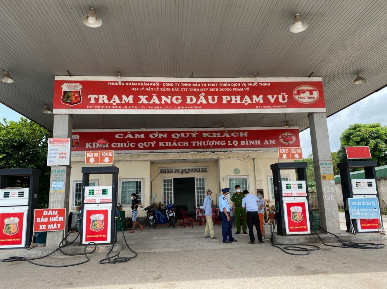 Bán xăng dầu kém chất lượng Công ty TNHH Một thành viên Bình Dương Phạm Vũ bị phạt gần 860 triệu đồng