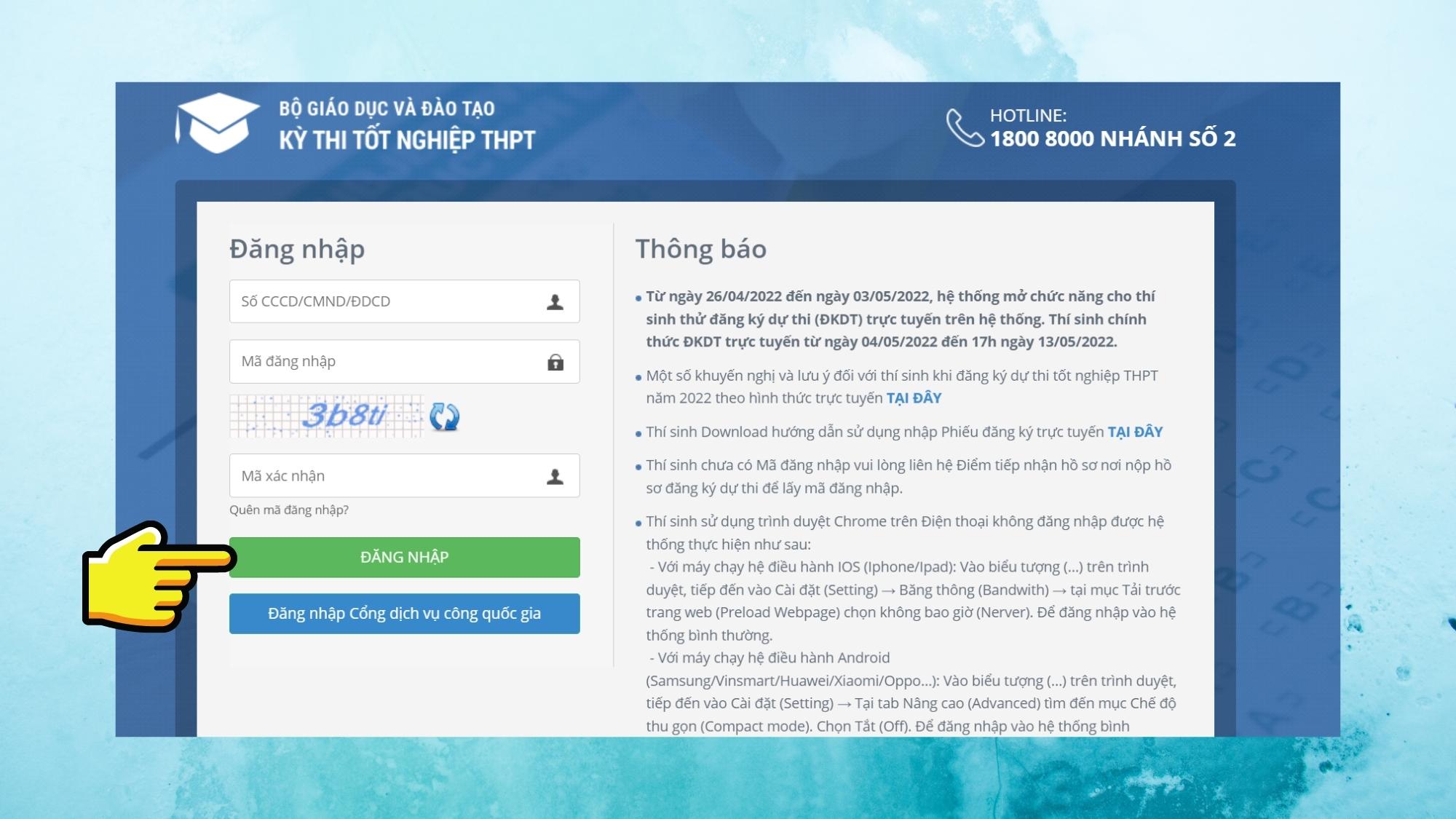 Hướng dẫn tra cứu điểm thi THPT Quốc gia 2022 nhanh nhất
