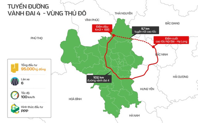 Khởi công xây dựng đường Vành đai 4 Vùng Thủ đô Hà Nội trước 3062023