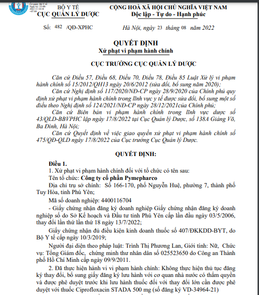 Công ty cổ phần Pymepharco