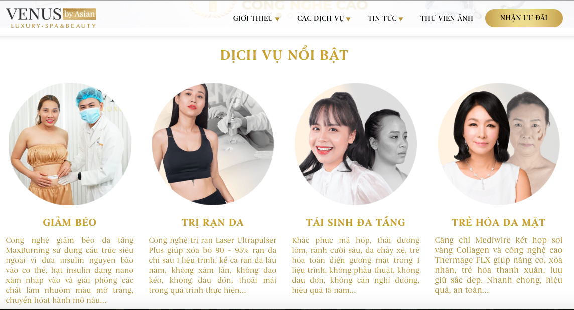 Khách hàng cần thận trọng khi làm đẹp tại Thẩm mỹ VENUS BY ASIAN 