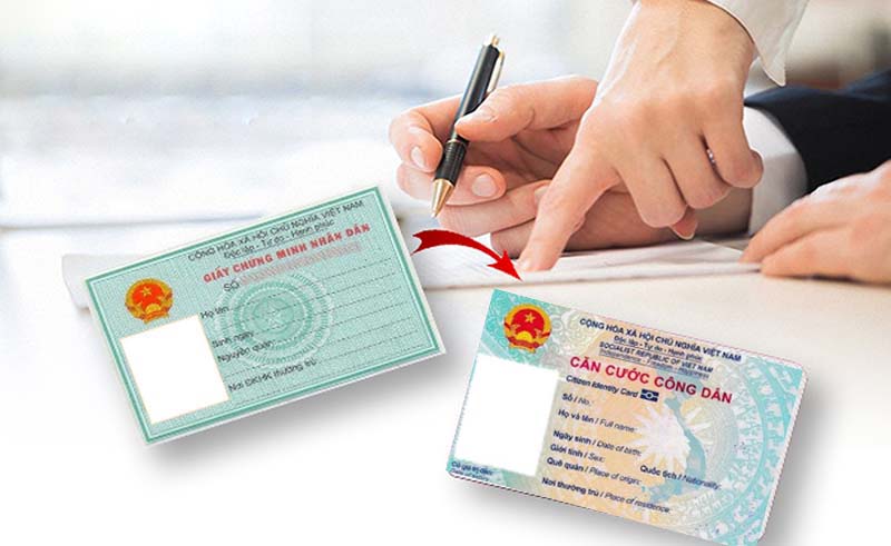 Khi đổi qua CCCD gắn chip công dân phải thực hiện sửa đổicập nhật những giấy tờ nào