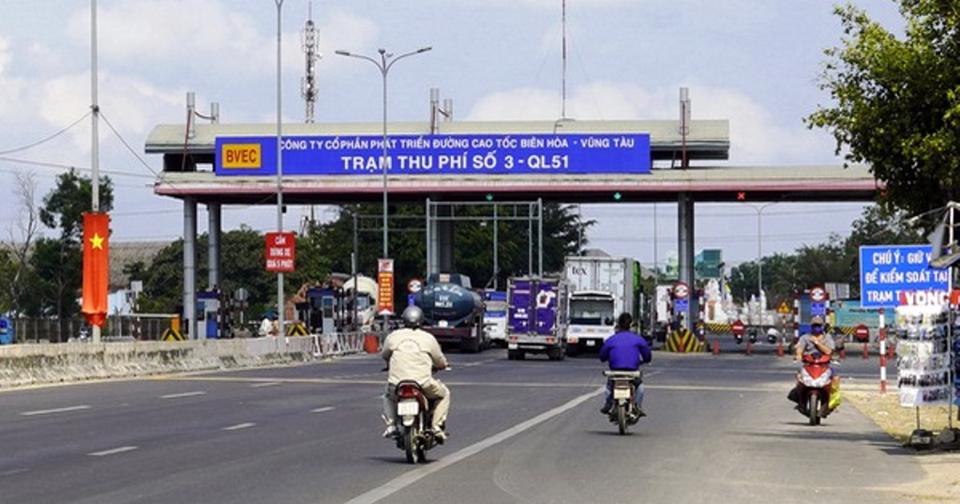 Từ 131 tạm dừng thu phí dự án BOT Quốc lộ 51 qua tỉnh Đồng Nai và Bà Rịa Vũng Tàu