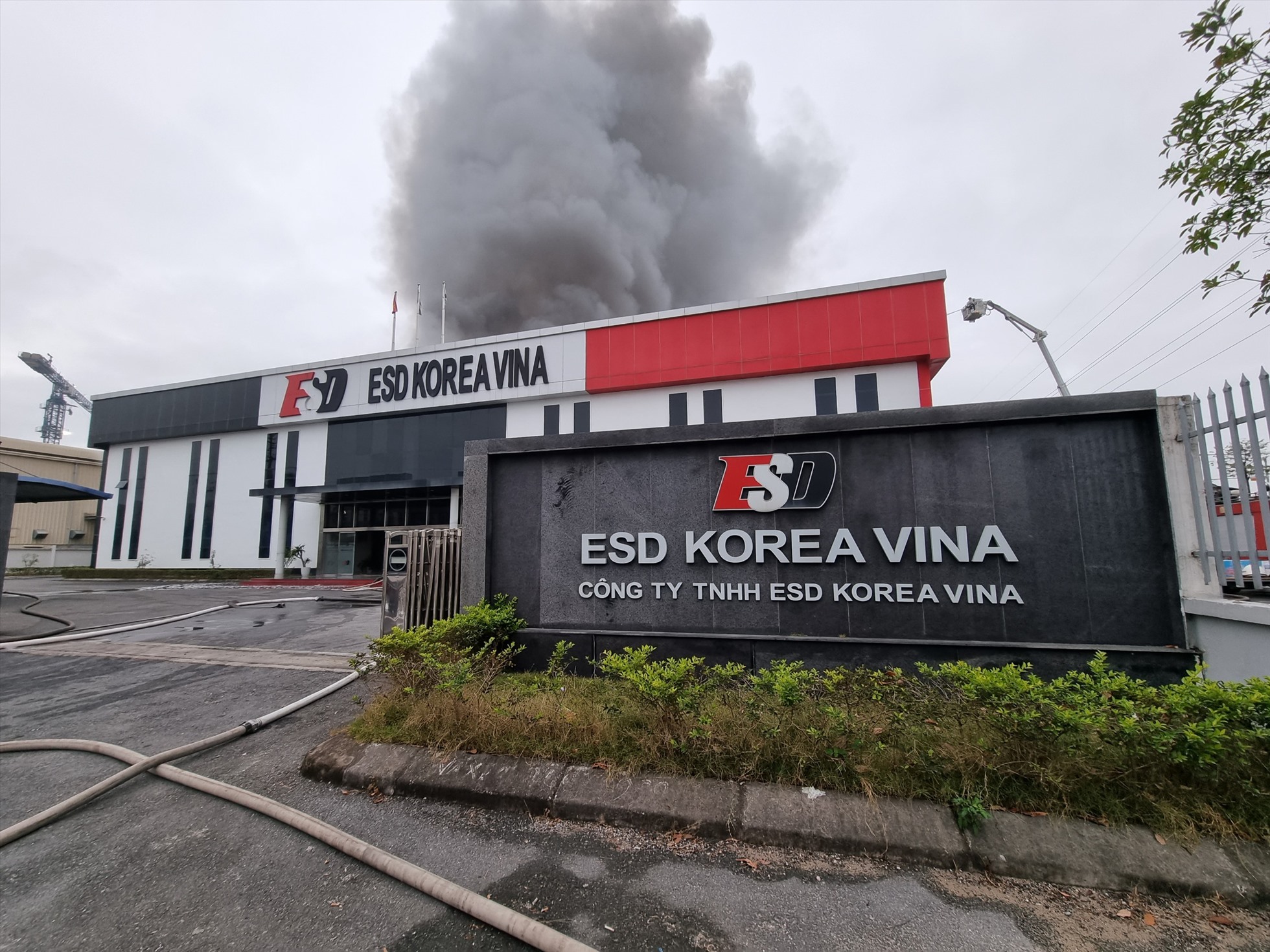 Bắc Ninh Cháy lớn tại Công ty TNHH ESD Korea Vina