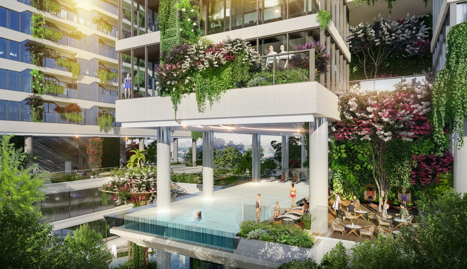 Chăm chút tiện ích Wellness Sunshine Green Iconic lọt mắt xanh giới đầu tư