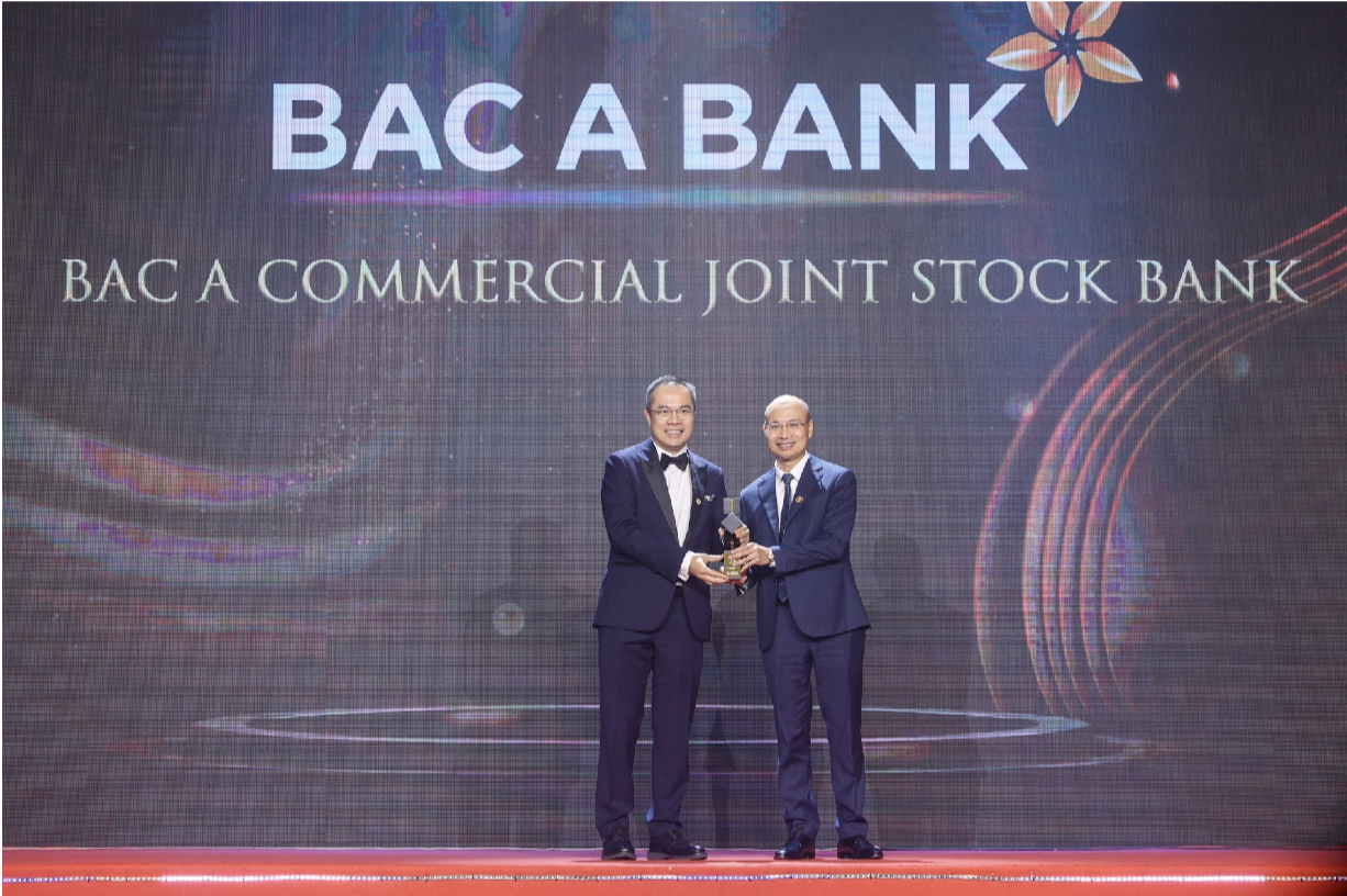 Kinh doanh bền vững giúp BAC A BANK trở thành Doanh nghiệp xuất sắc Châu Á