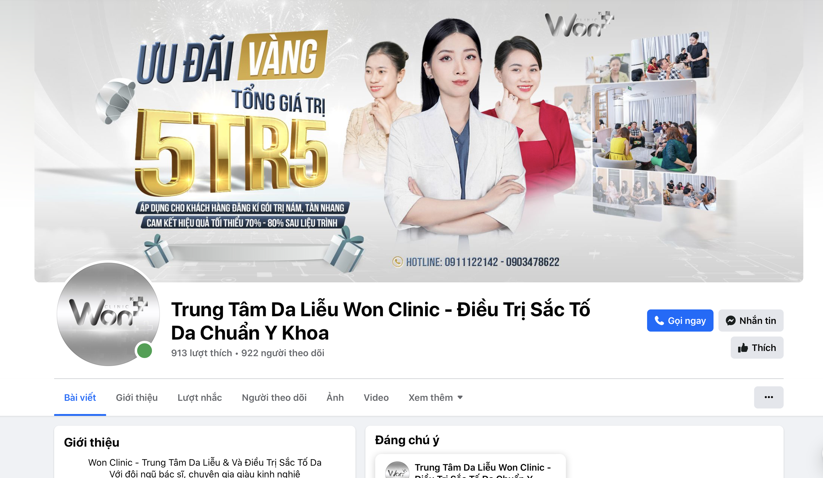 Phòng khám da liễu Won bị xử phạt và đình chỉ hoạt động