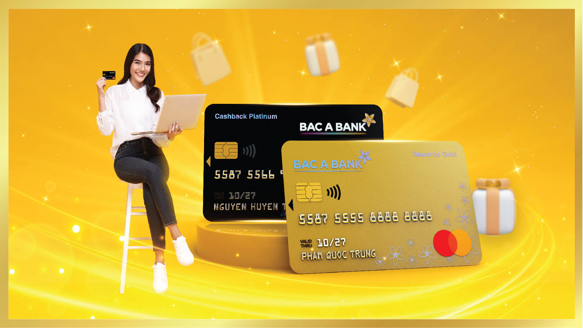 Khách hàng nhận mưa ưu đãi từ hai dòng tẻ tín dụng hoàn toàn mới của BAC A BANK