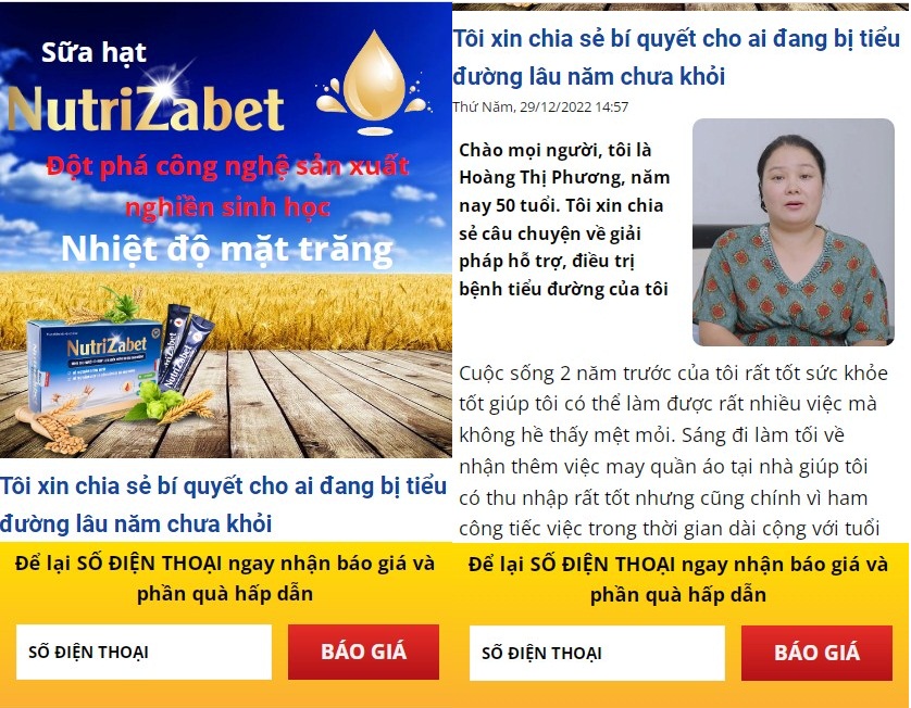 Cảnh báo 2 sản phẩm quảng cáo gây hiểu nhầm có tác dụng như thuốc chữa bệnh