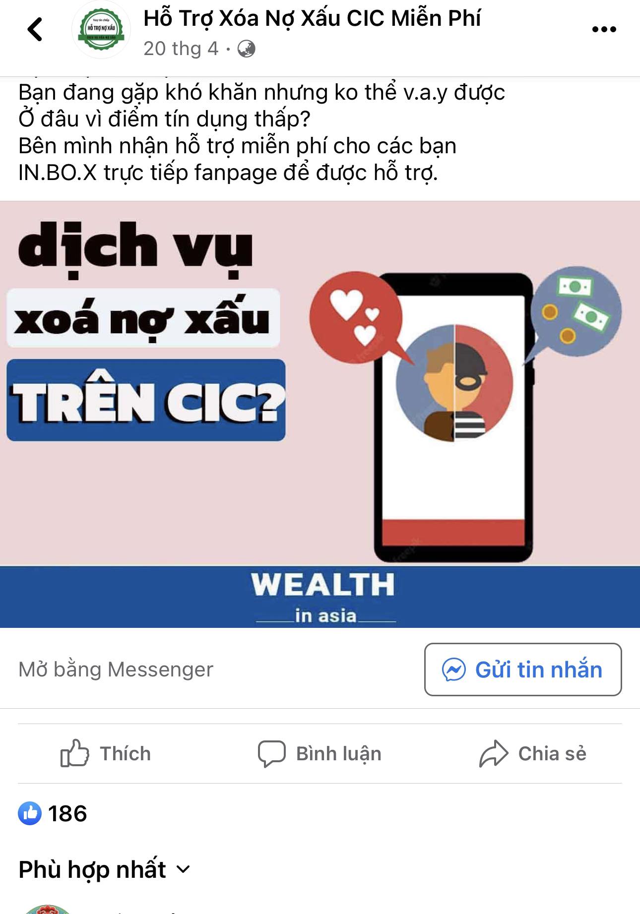 Nhiều người 'ngậm trái đắng' trước dịch vụ 'xóa nợ xấu'