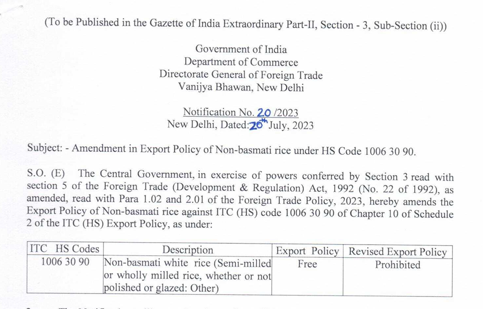 Ấn Độ cấm xuất khẩu gạo 