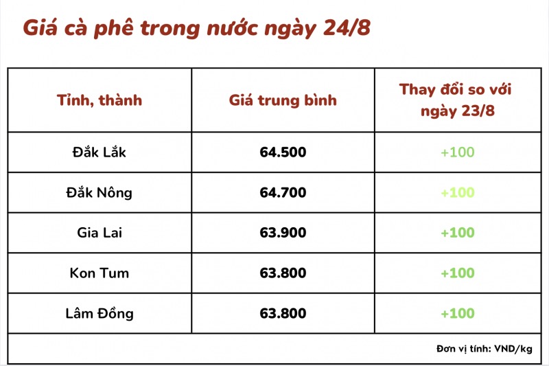 Giá cà phê hôm nay 248 Cà phê trong nước thế giới đồng loạt tăng