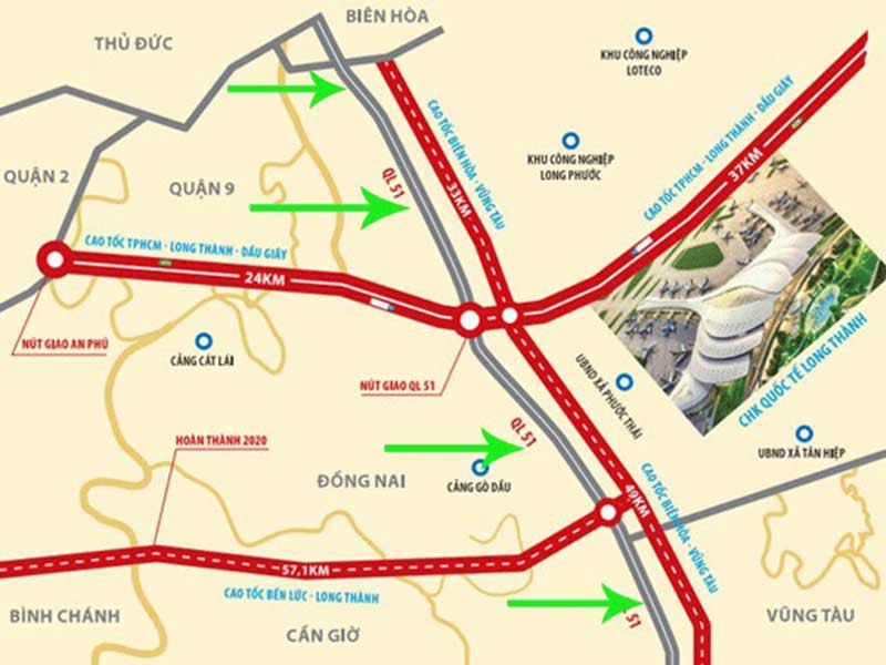 Cao tốc Biên Hòa Vũng Tàu Chi phí giải phóng mặt bằng dự kiến tăng gần 1000 tỷ đồng