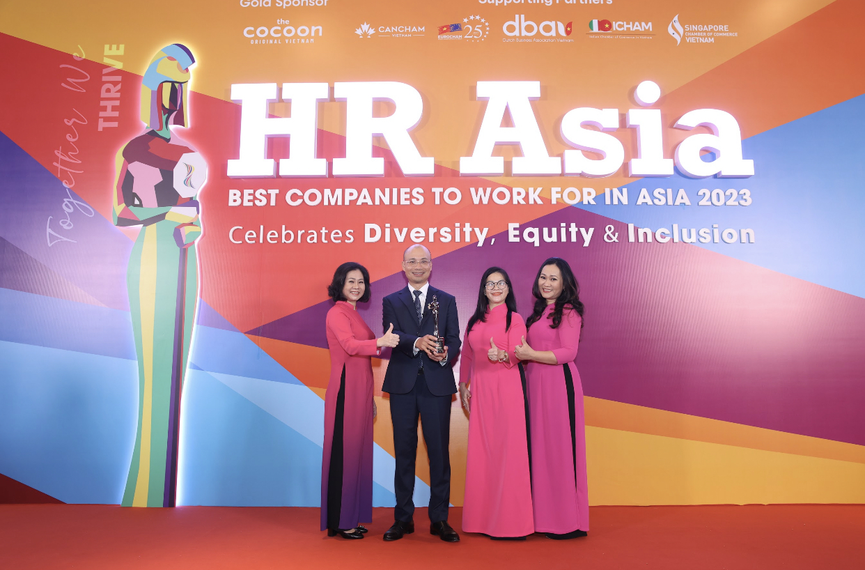 BAC A BANK giành 2 giải thưởng lớn nhất tại lễ trao giải Nơi làm việc tốt nhật Châu Á 2023