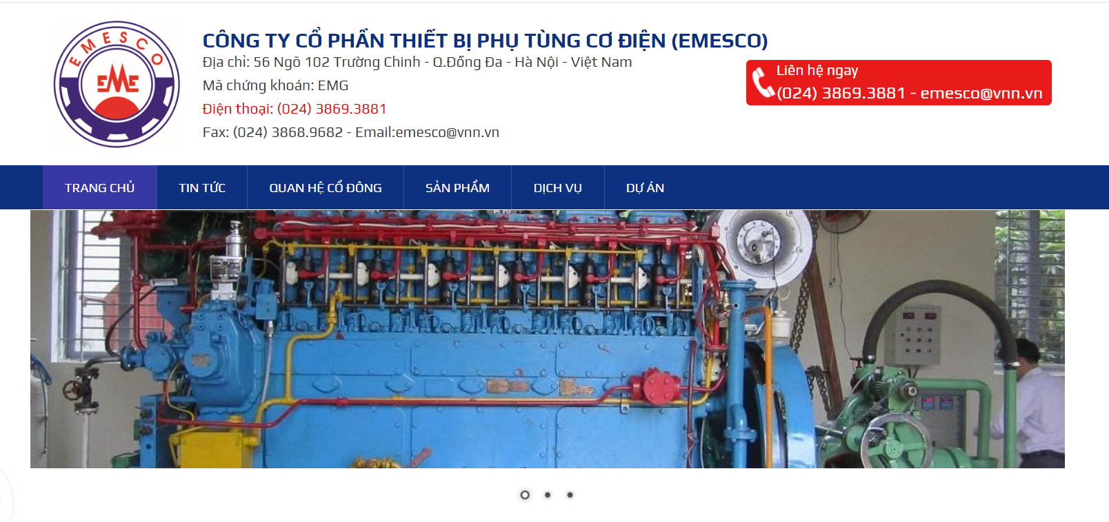 Vi phạm công bố thông tin Thiết bị phụ tùng cơ điện EMG bị phạt hơn 157 triệu đồng