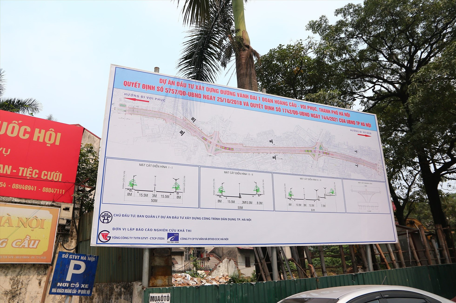 Hà Nội chốt tiến độ dự án đường Vành đai 1 đoạn Hoàng Cầu Voi Phục