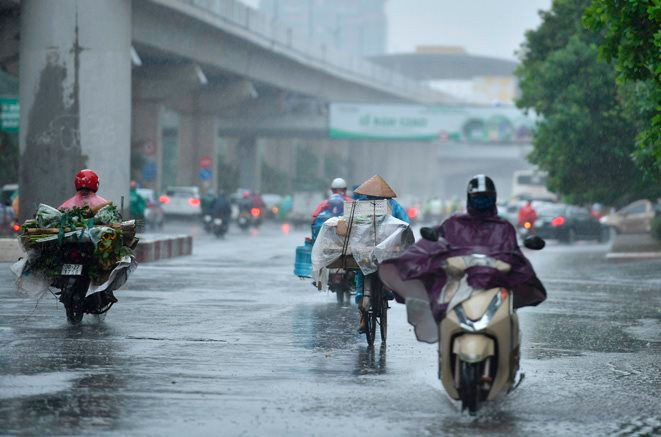 Dự báo thời tiết hôm nay 64 Bắc Bộ Trung Bộ đêm và sáng sớm mưa nhỏ