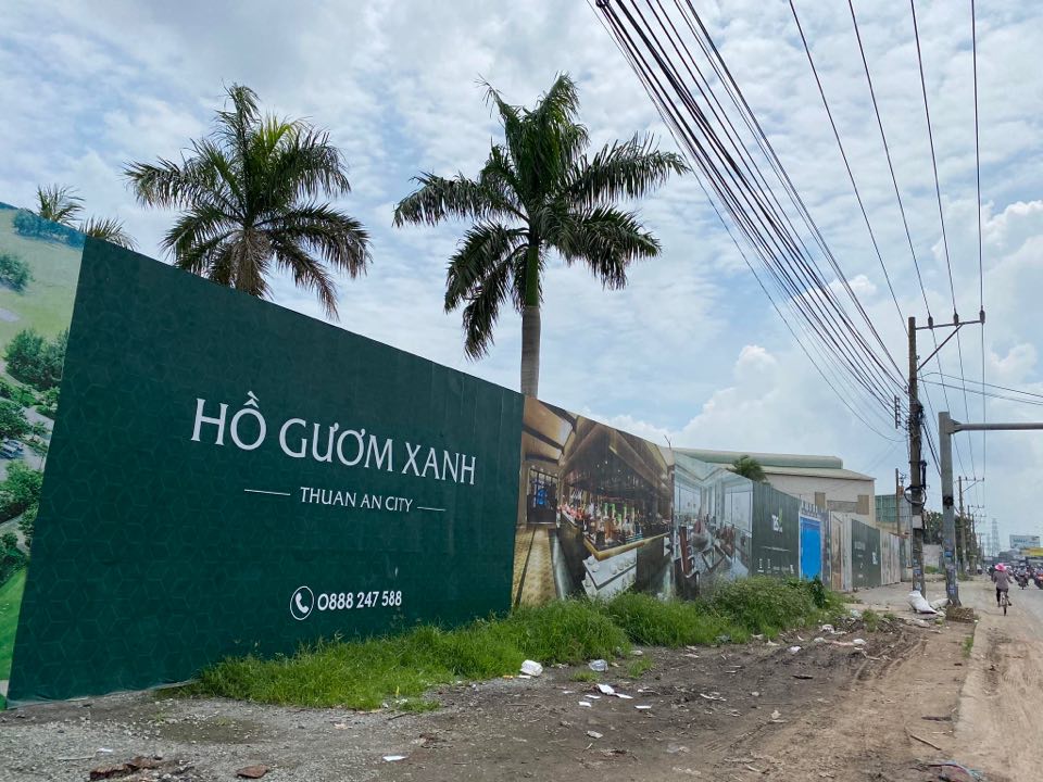 Bình Dương Chủ đầu tư dự án Hồ Gươm Xanh Thuận An City bị xử phạt vì thi công không phép