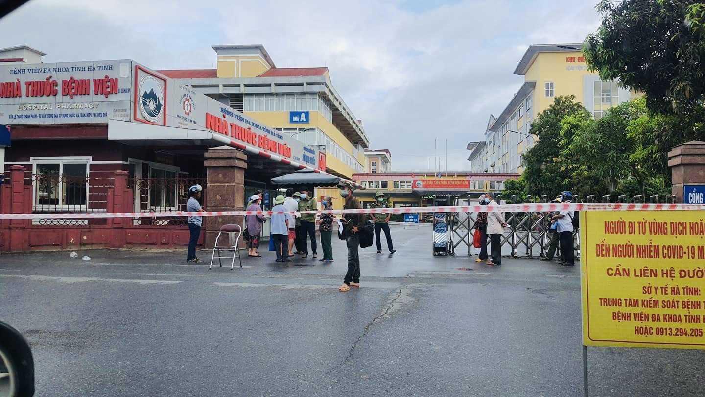 Bệnh viện Đa khoa Hà Tĩnh hoạt động bình thường trở lại sau 1 ngày phong tỏa 