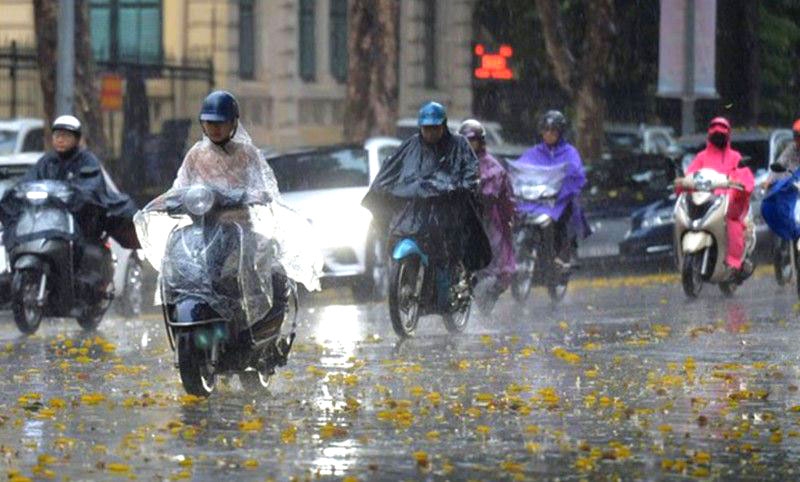 Dự báo thời tiết hôm nay 136 Bắc Bộ và Bắc Trung Bộ mưa to