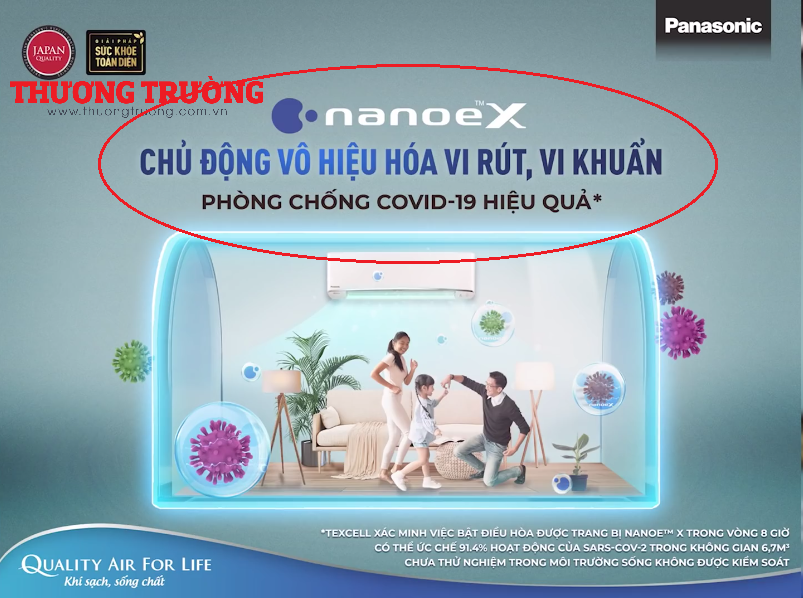 Điện máy XANH bán điều hòa Panasonic vô hiệu hóa được virus Corona
