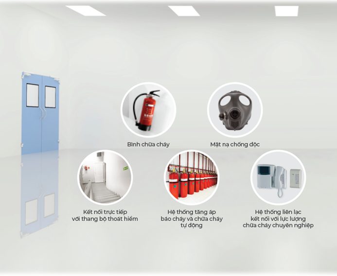 Phòng lánh nạn của hiếm ở các chung cư Hà Nội