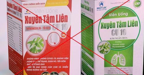 Kiểm tra các loại thực phẩm bảo vệ sức khỏe với công dụng hỗ trợ điều trị Covid19