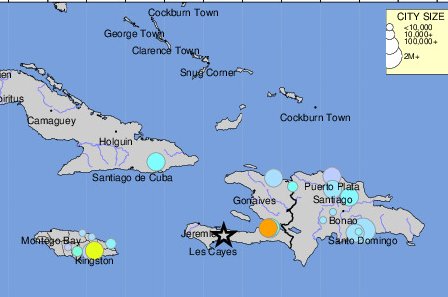 Động đất 72 độ richter xảy ra tại Haiti khiến nhiều người thiệt mạng