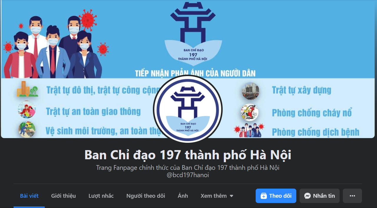 Hà Nội tiếp nhận thông tin về trật tự đô thị qua mạng xã hội Facebook