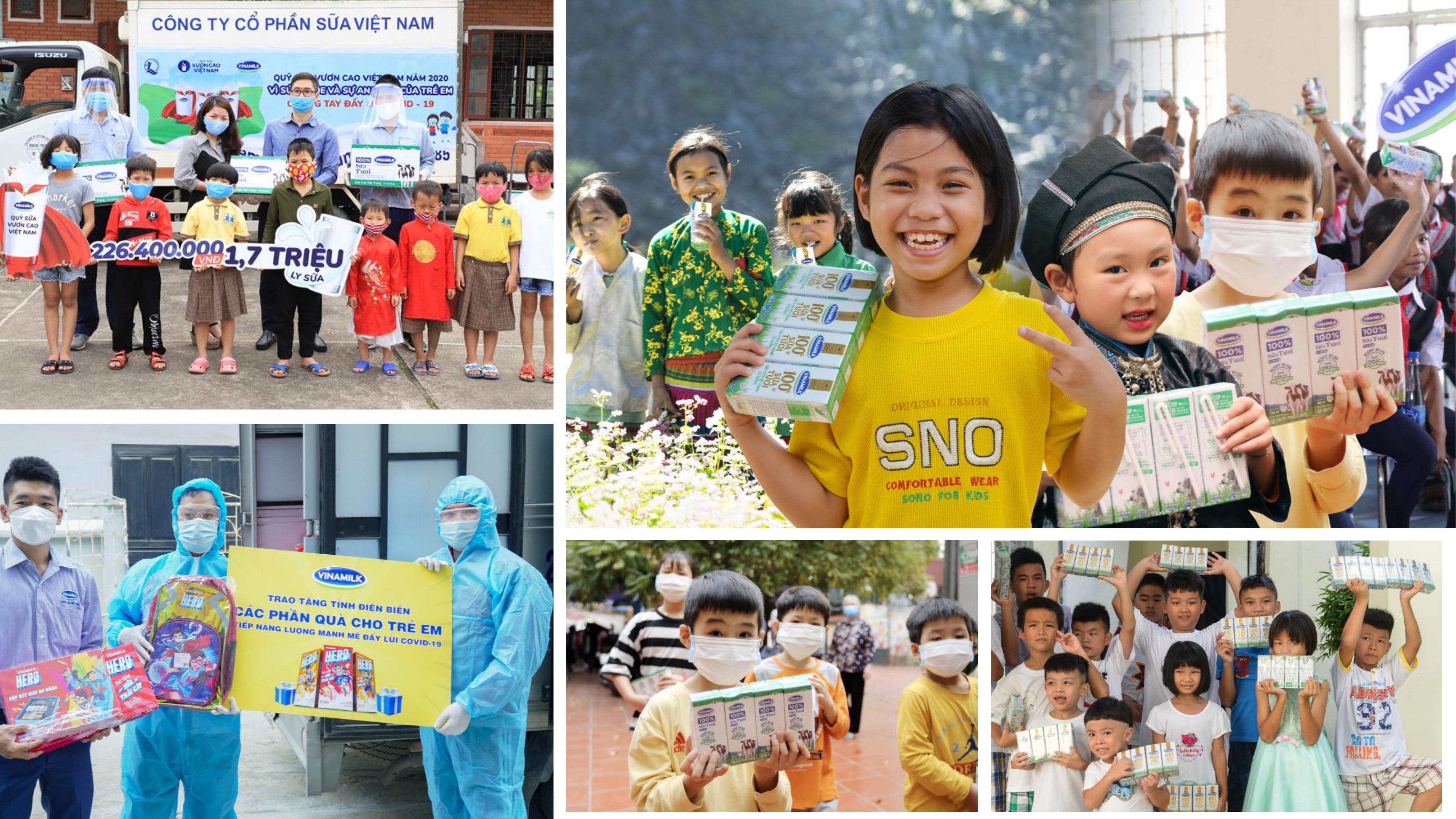 Vùng xanh hy vọng - dự án đặc biệt tiếp nối chiến dịch bạn khỏe mạnh Việt Nam khỏe mạnh của Vinamilk