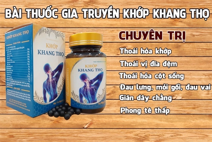 Cục An toàn thực phẩm cảnh báo người tiêu dùng về TPBVSK Khớp Khang Thọ