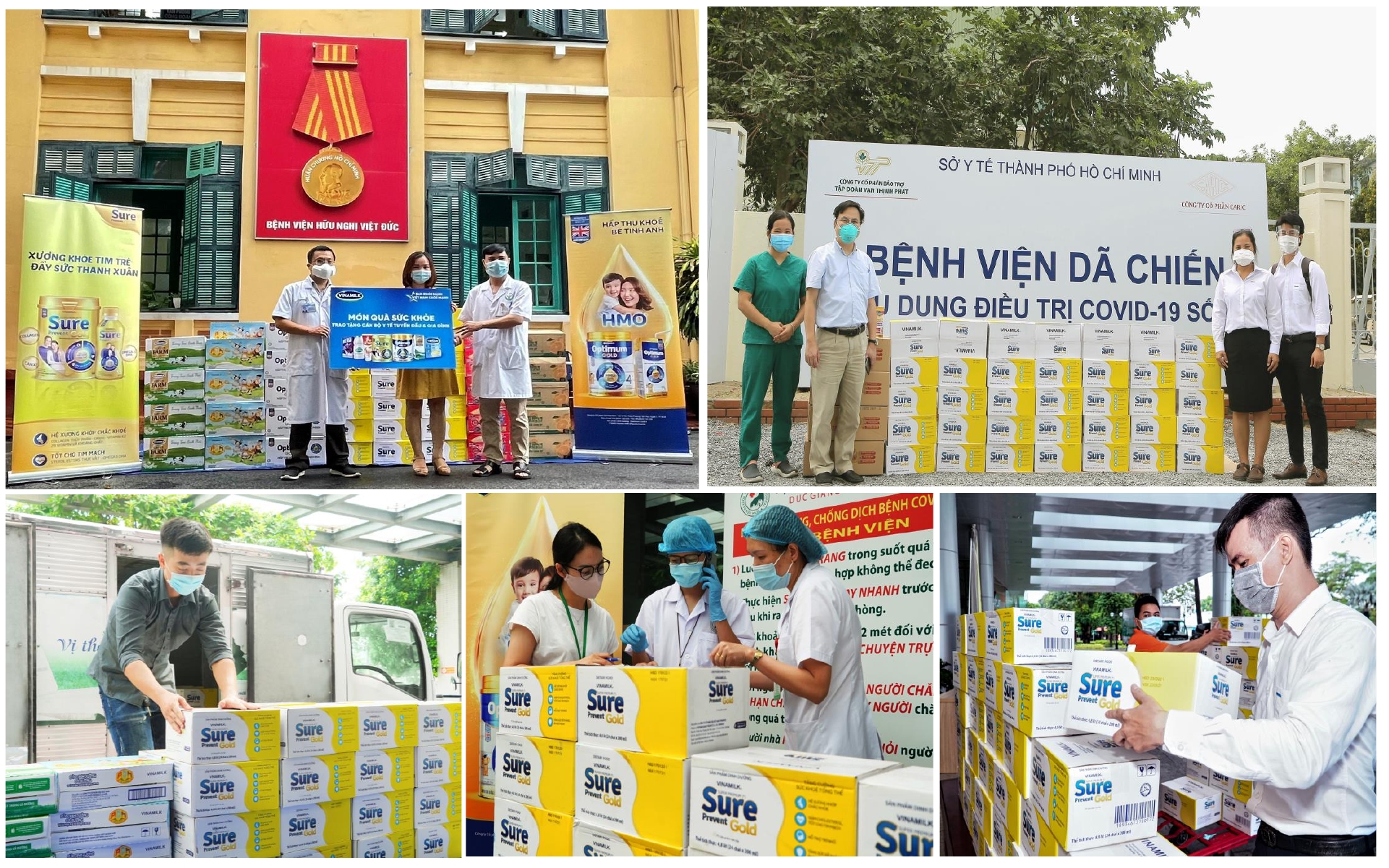 Vinamilk Sure Prevent Gold tri ân những chiến sĩ áo trắng đã luôn là vùng xanh hy vọng của người dân Việt Nam