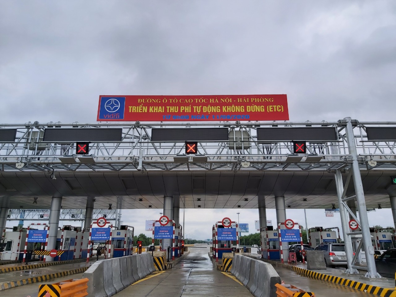 Thí điểm thu phí không dừng hoàn toàn trên cao tốc Hà Nội Hải Phòng