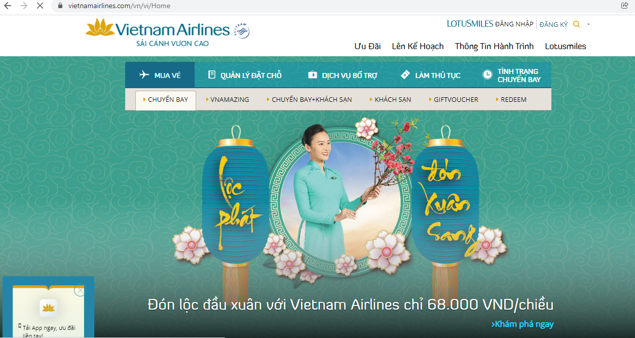 Giá vé máy bay dịp Tết giảm mạnh kèm nhiều ưu đãi lớn nhưng vẫn vắng người mua